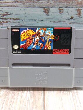 SNES NCAA Basketball (Super Nintendo Entertainment System 1992) cartridge only